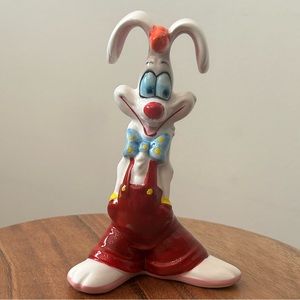 Disney Vintage Roger Rabbit Porcelain‎ Figurine Statue Decor Collectible Cute